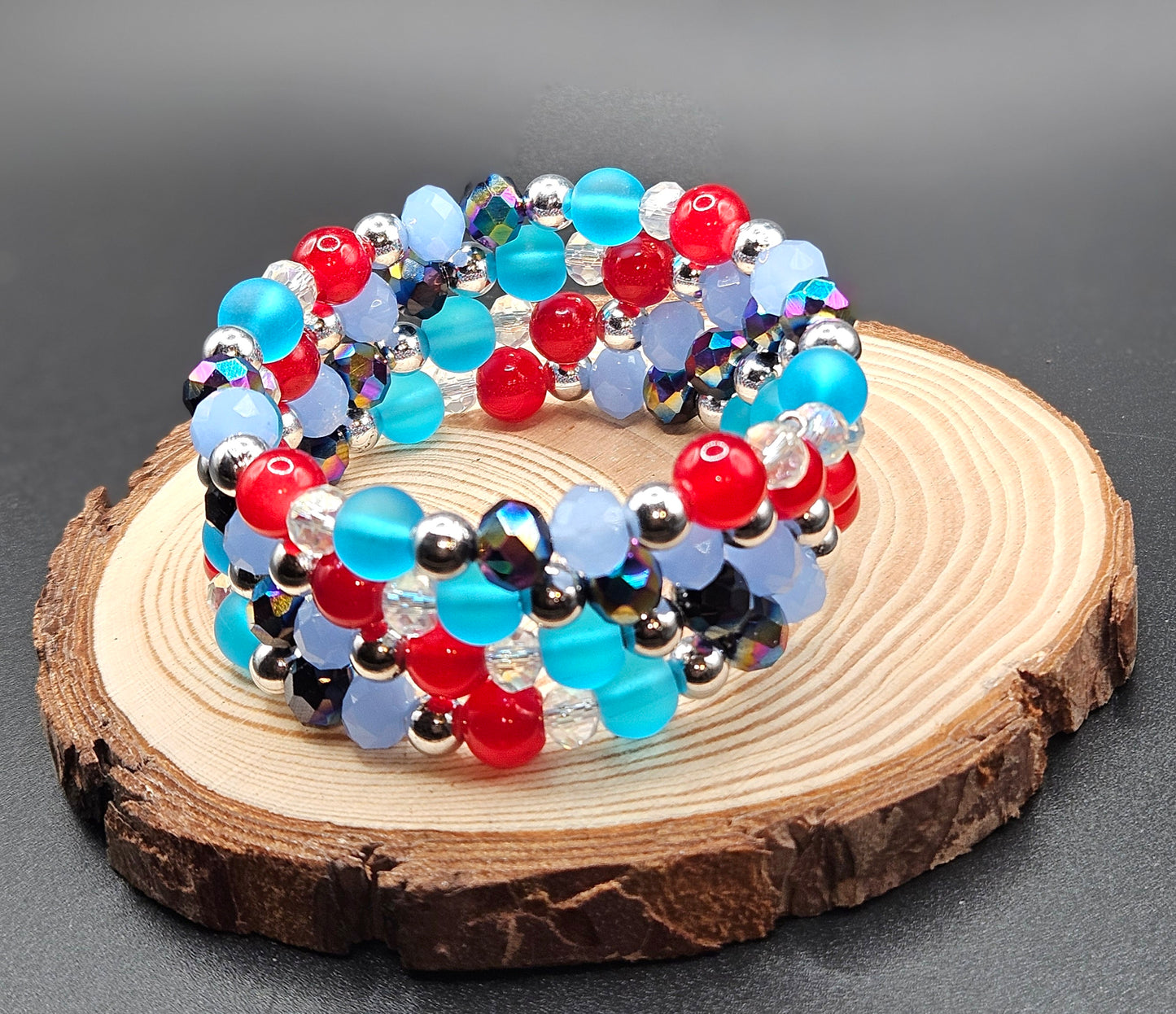 Sky Blue and Red Style 15
