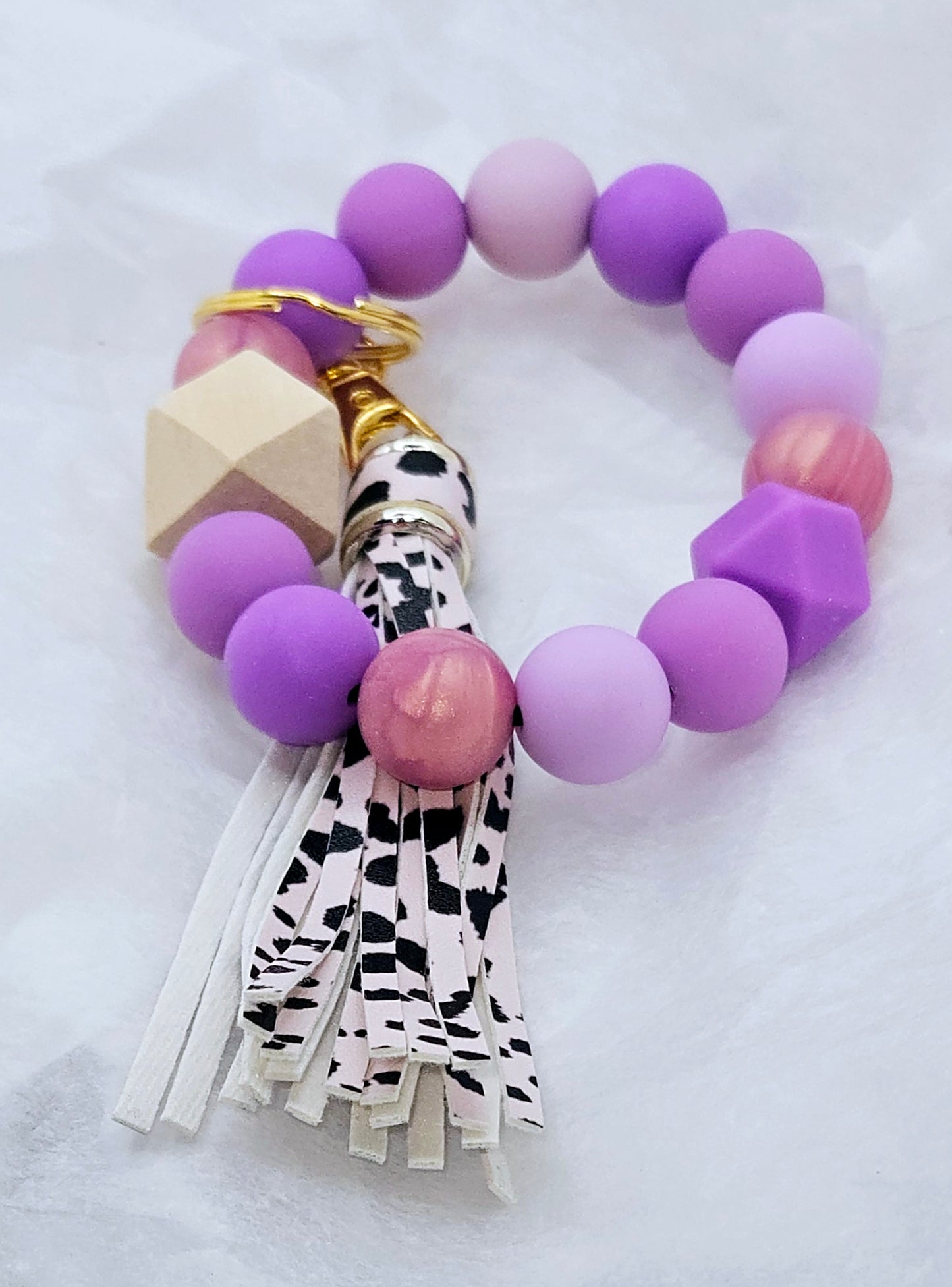 Purple Dots 2 bead Style 48