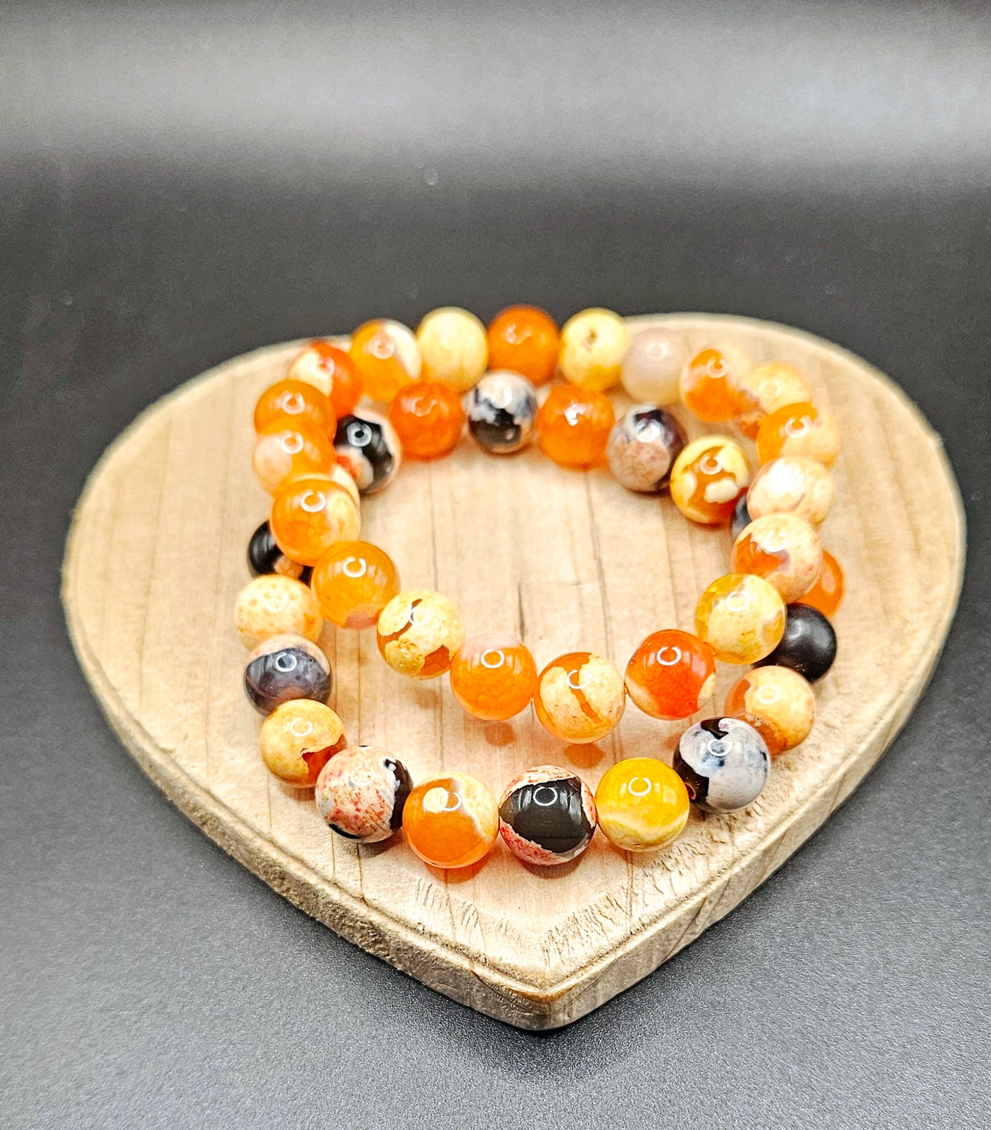 Orange Dream 2pcs Agate Style 45