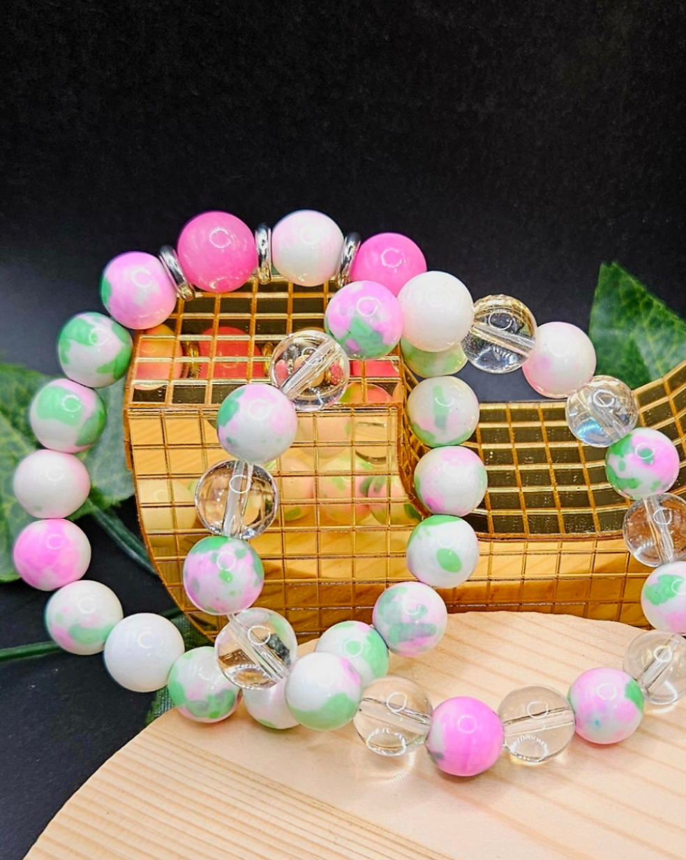 Pink and Green 2pcs Style 44