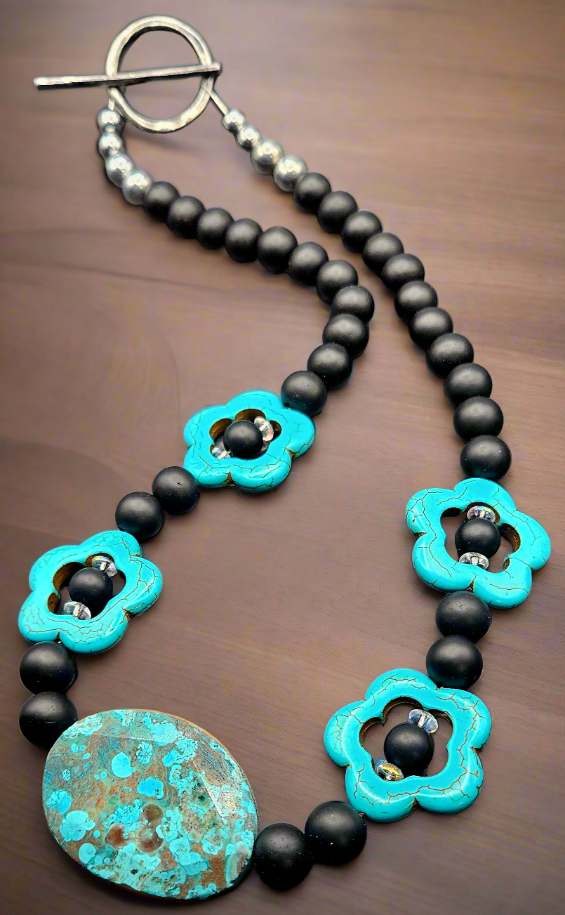 Black and Blue Turquoise Style 34