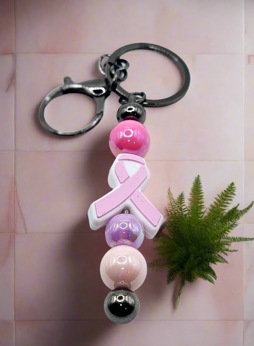 Breast Cancer Bar Keychain Style 49