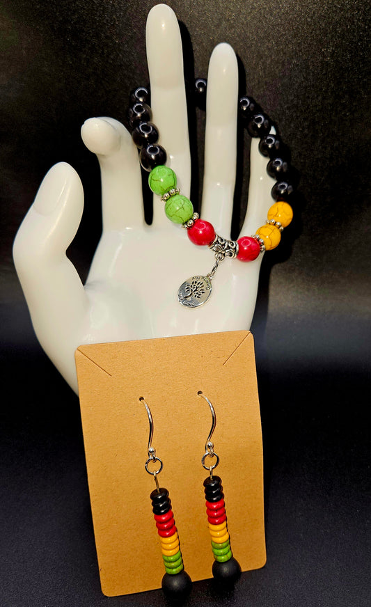 African Inspired Bracelet Set Style 8