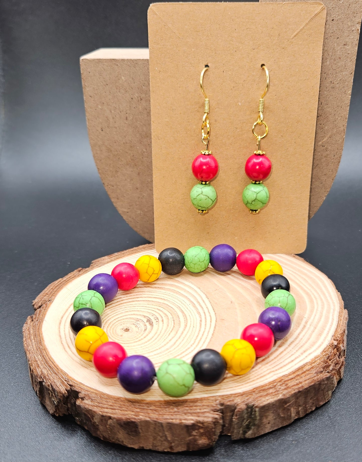 African Inspired Color Bead Set Style 1