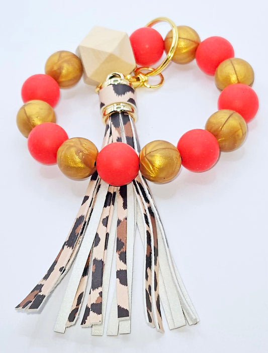 Gold and Red Keychain Style 34