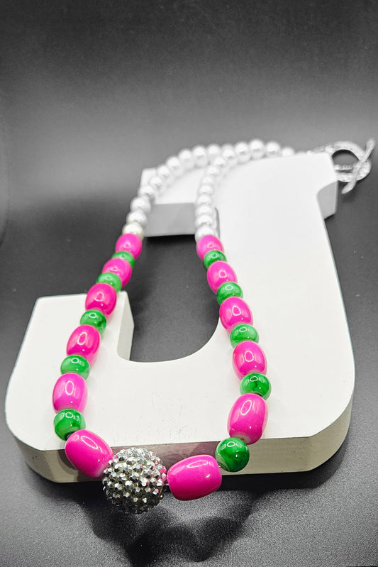 Green, Pink and Pearl Style 31