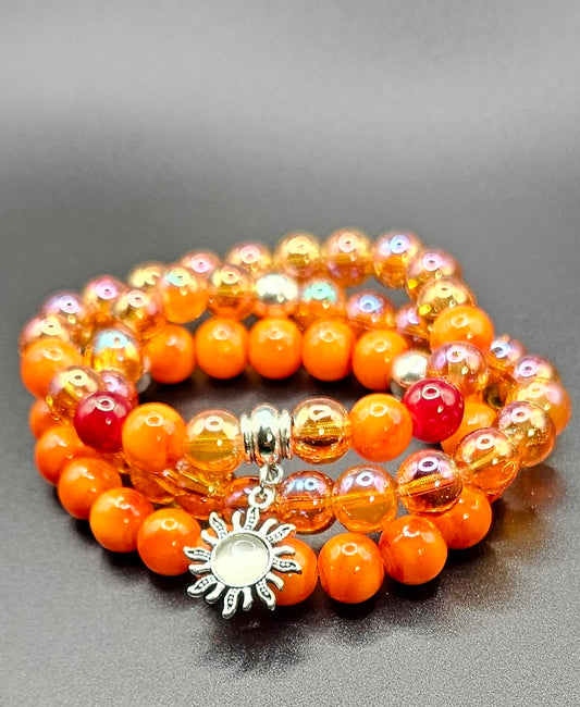 Orange Stack w/Charm Style 1