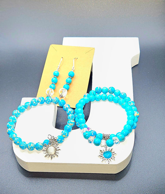 Blue Stack 4 pcs Set Style 11