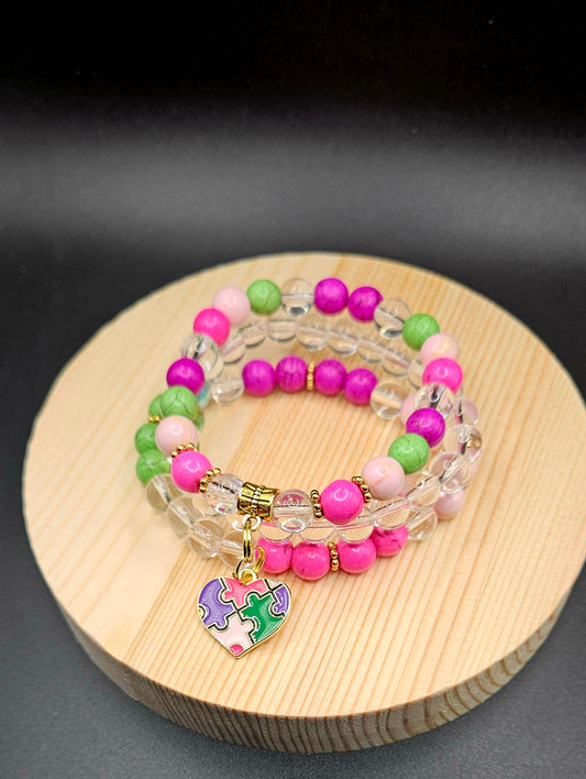 Austism Bracelet 3pcs Set