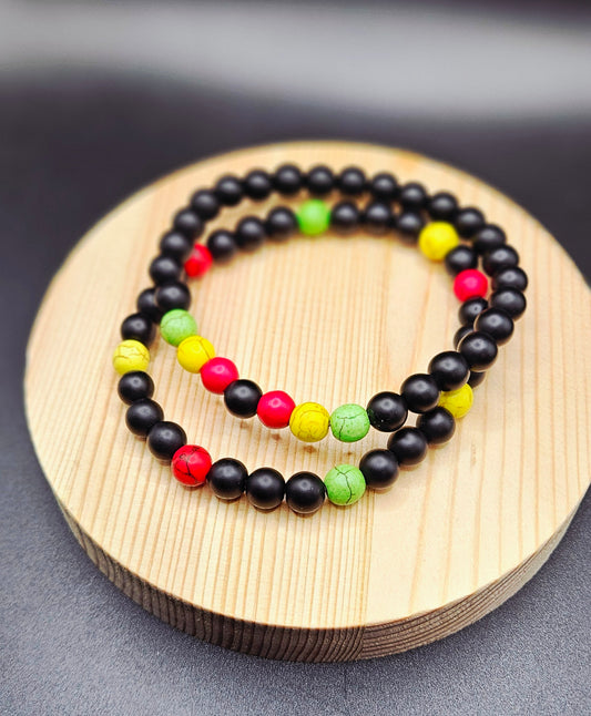 African Inspired 8mm Bead set