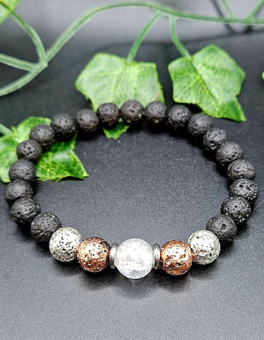 Black Lava 10mm Bracelet
