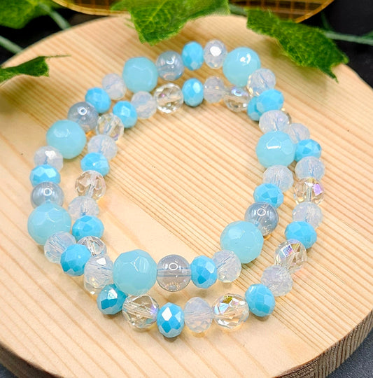 Sky Blue Clouds 2pcs