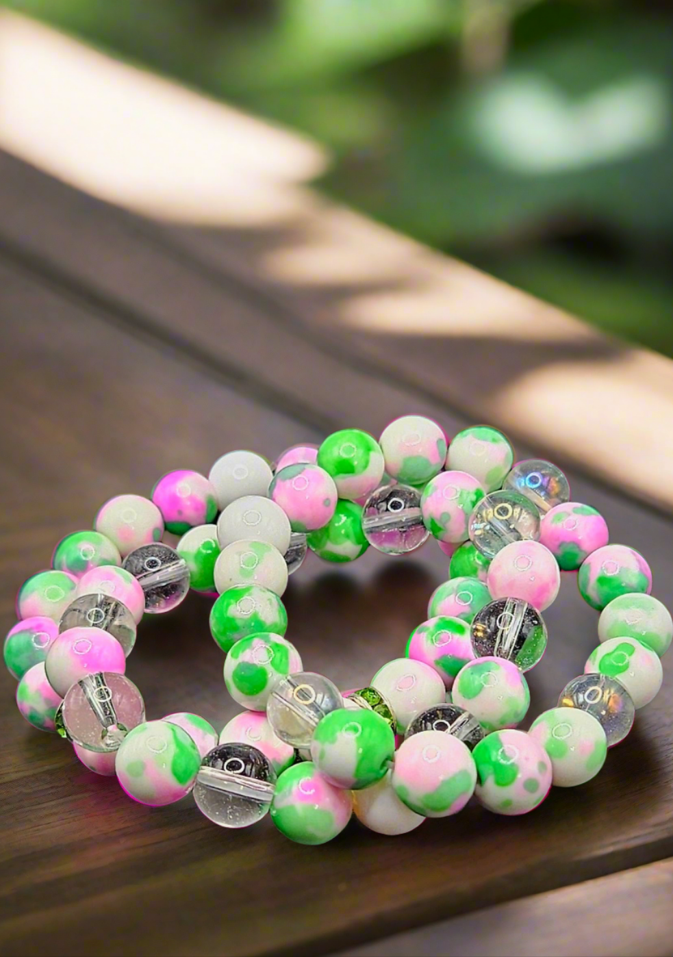 Pink and Green 3pcs Style 72