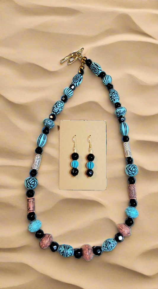 Teal Indian Set Style 1