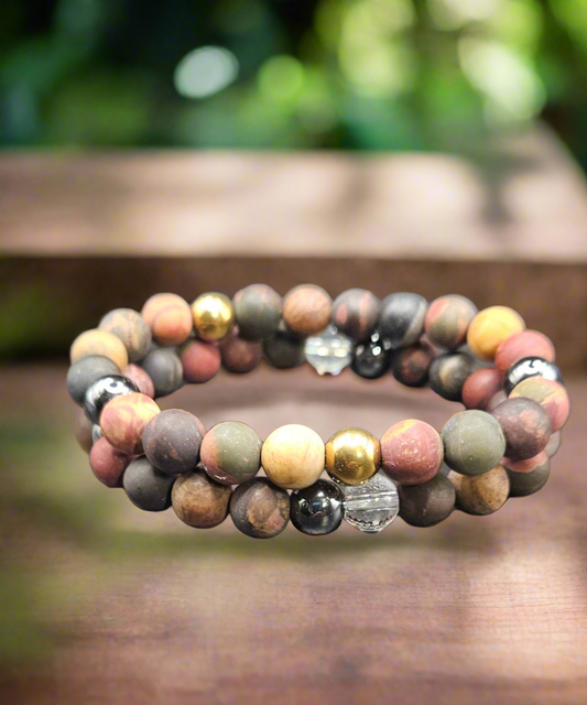 Matted Earth Tone 2pcs