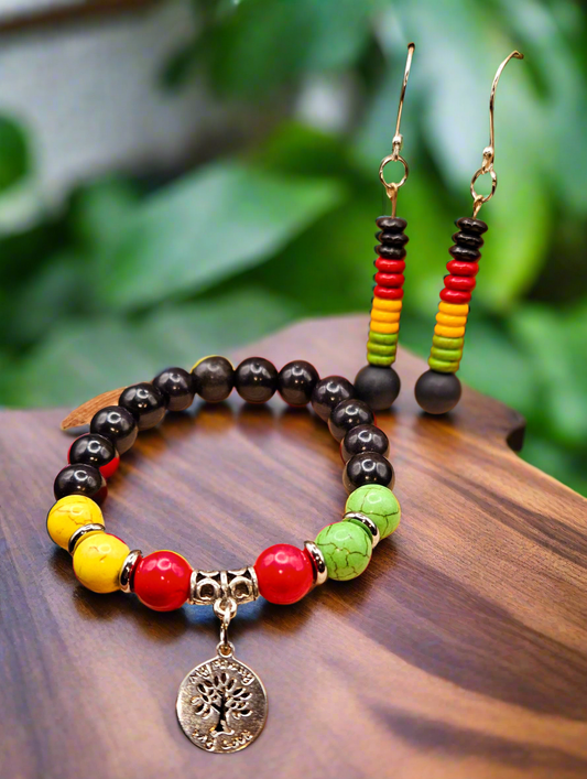 African Inspired 2pcs w/ charm Style 8