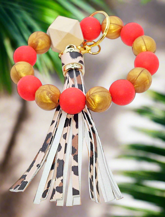 Gold and Red Keychain Style 34