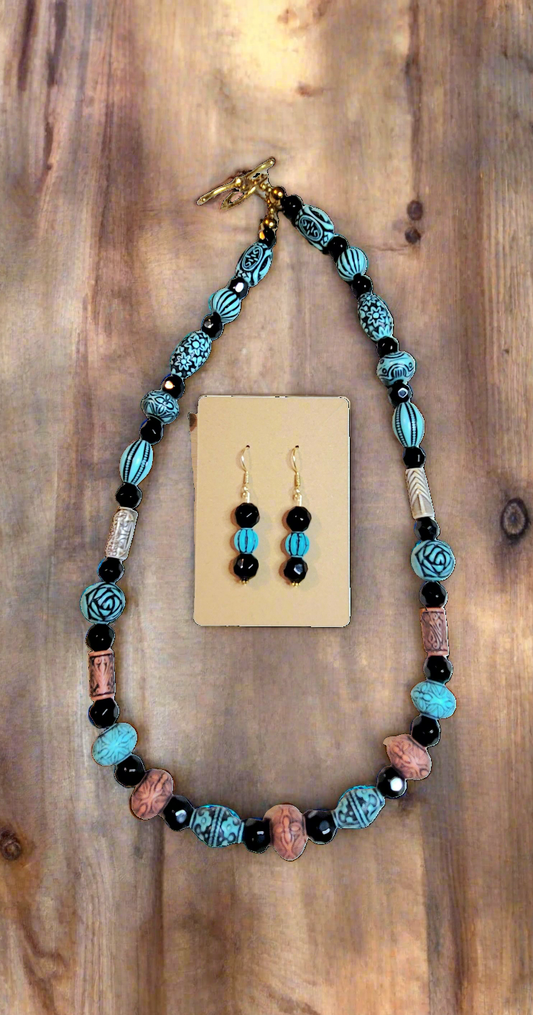 Teal Indian Set Style 1 clearance sale