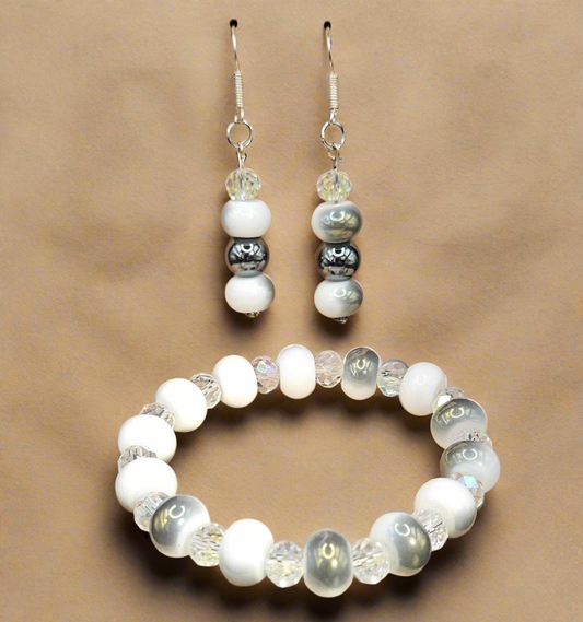 Gray and Crystal 3pcs Style 27